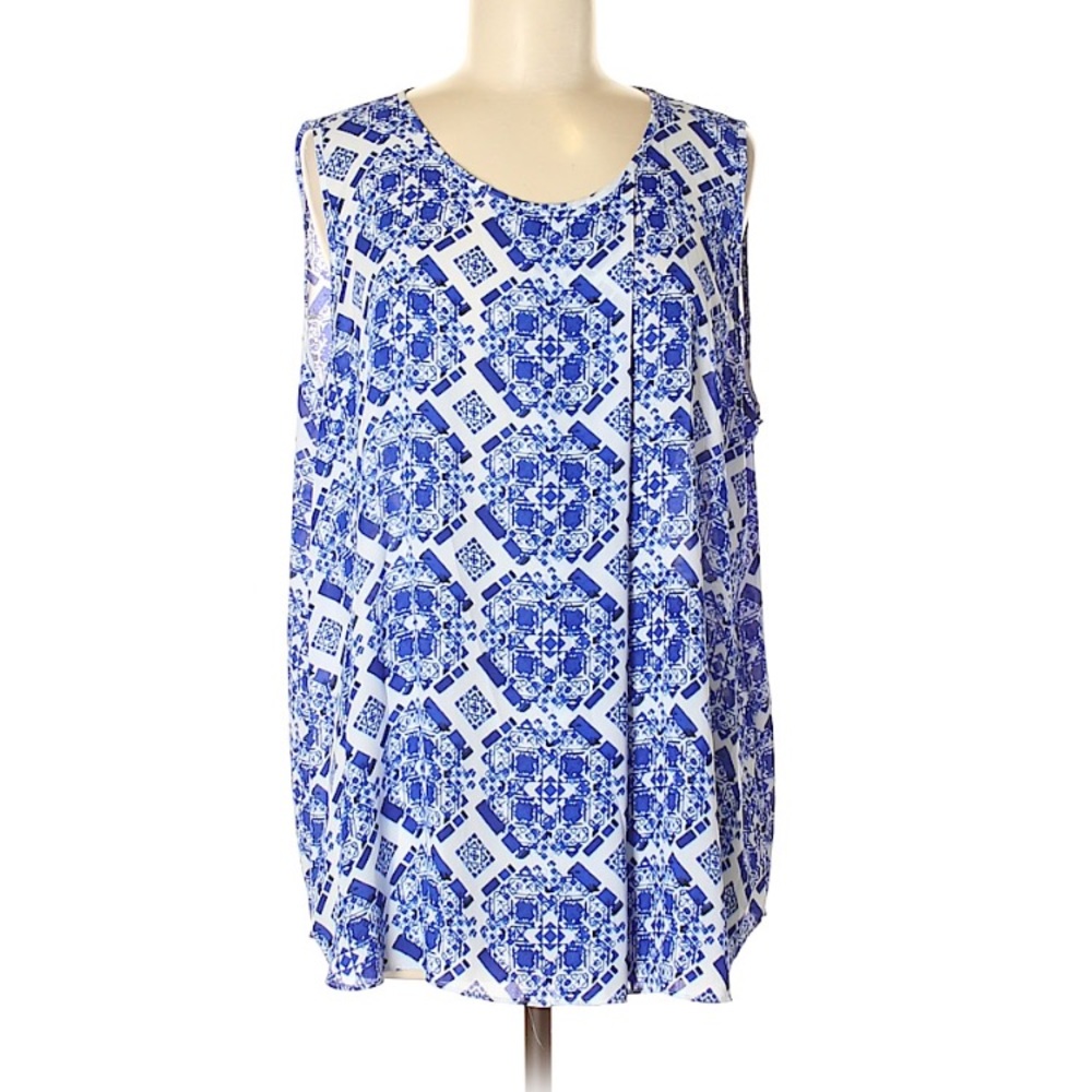 $4.99 ship 💙 The Limited 💙 Patterned Blouse 💙